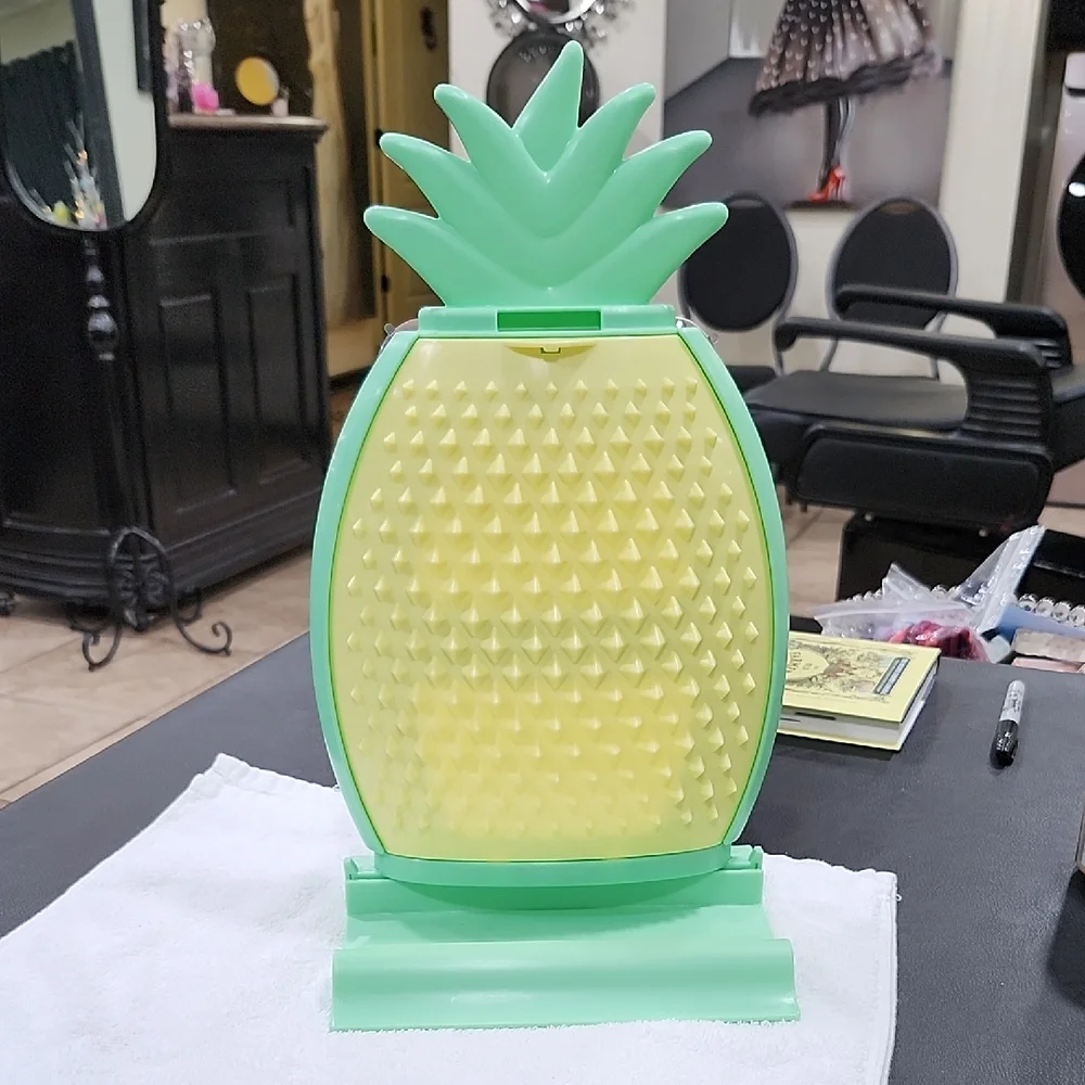 PLAYTIME PINEAPPLE KITTY COMBER CAT SELF GROOMER